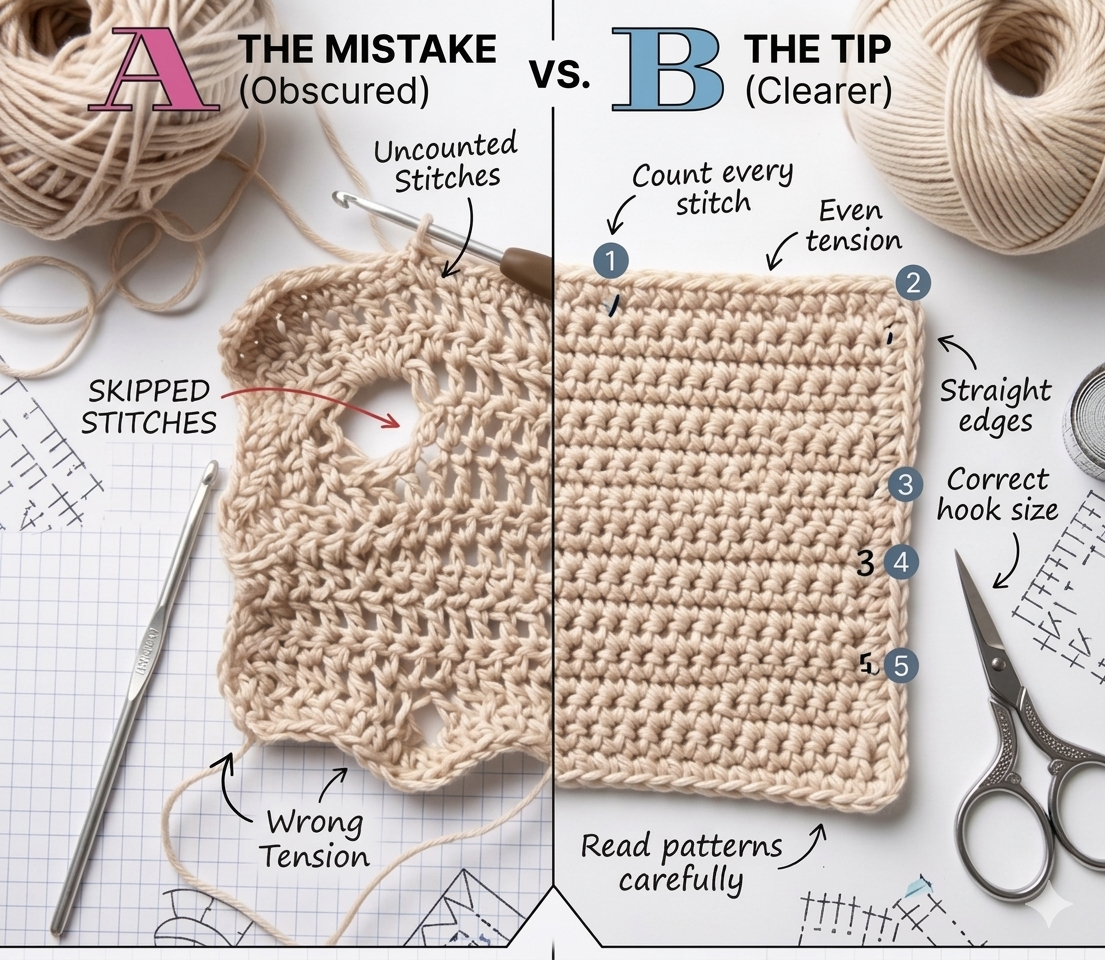 5 Beginner Crochet Mistakes to Avoid | Crochet Tips for Beginners