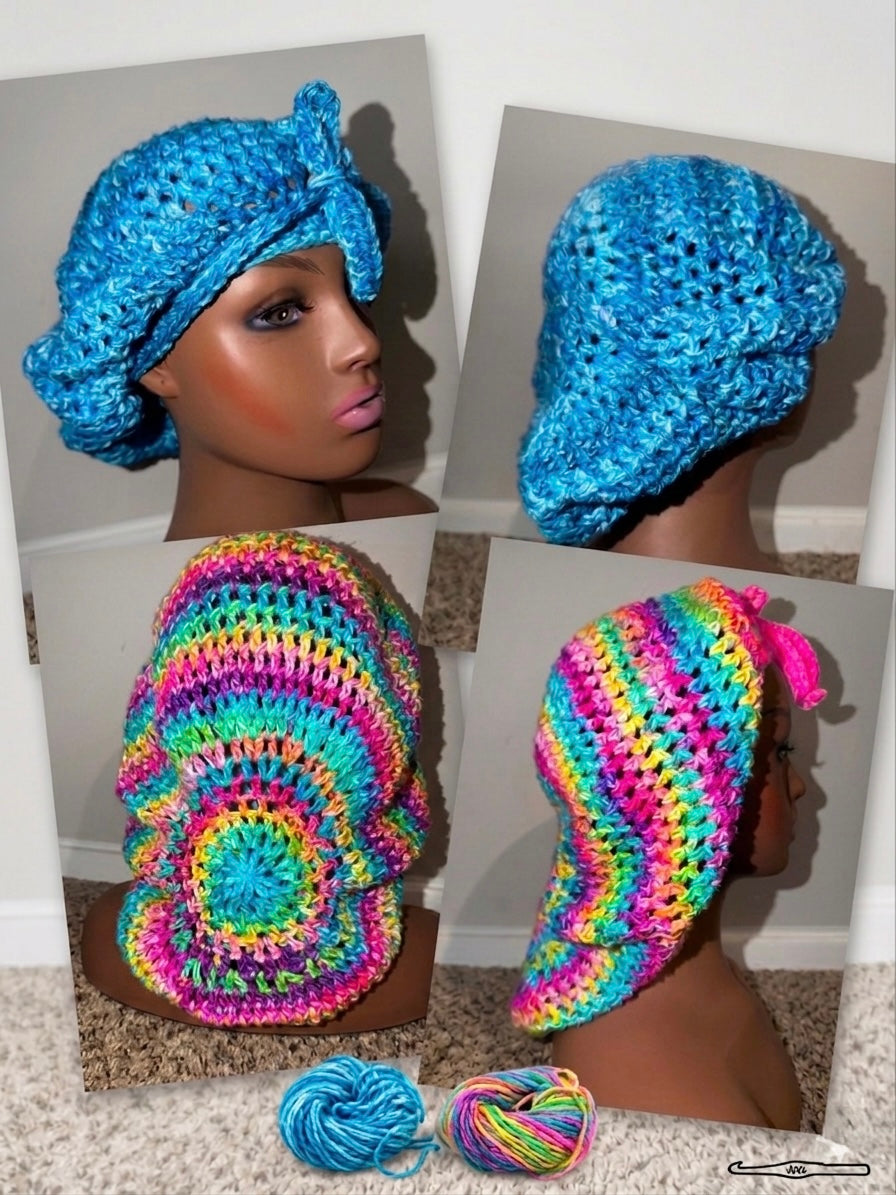 Crochet Bonnet Pattern PDF