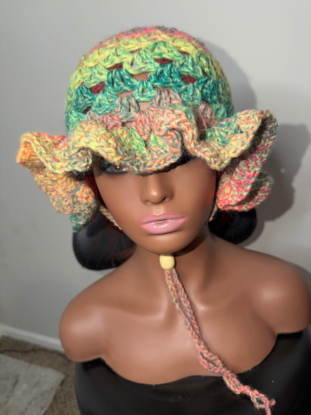 Summer Crochet Ruffle Bucket Hat Pattern PDF | Easy Crochet Bucket Hat Tutorial | Beginner Friendly Crochet Hat