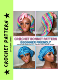 Crochet Bonnet Pattern PDF