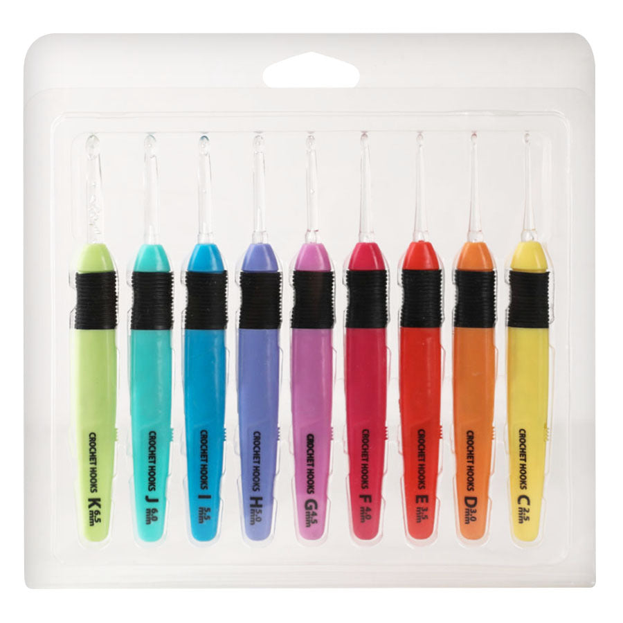 LED Luminous Crochet Hook Set