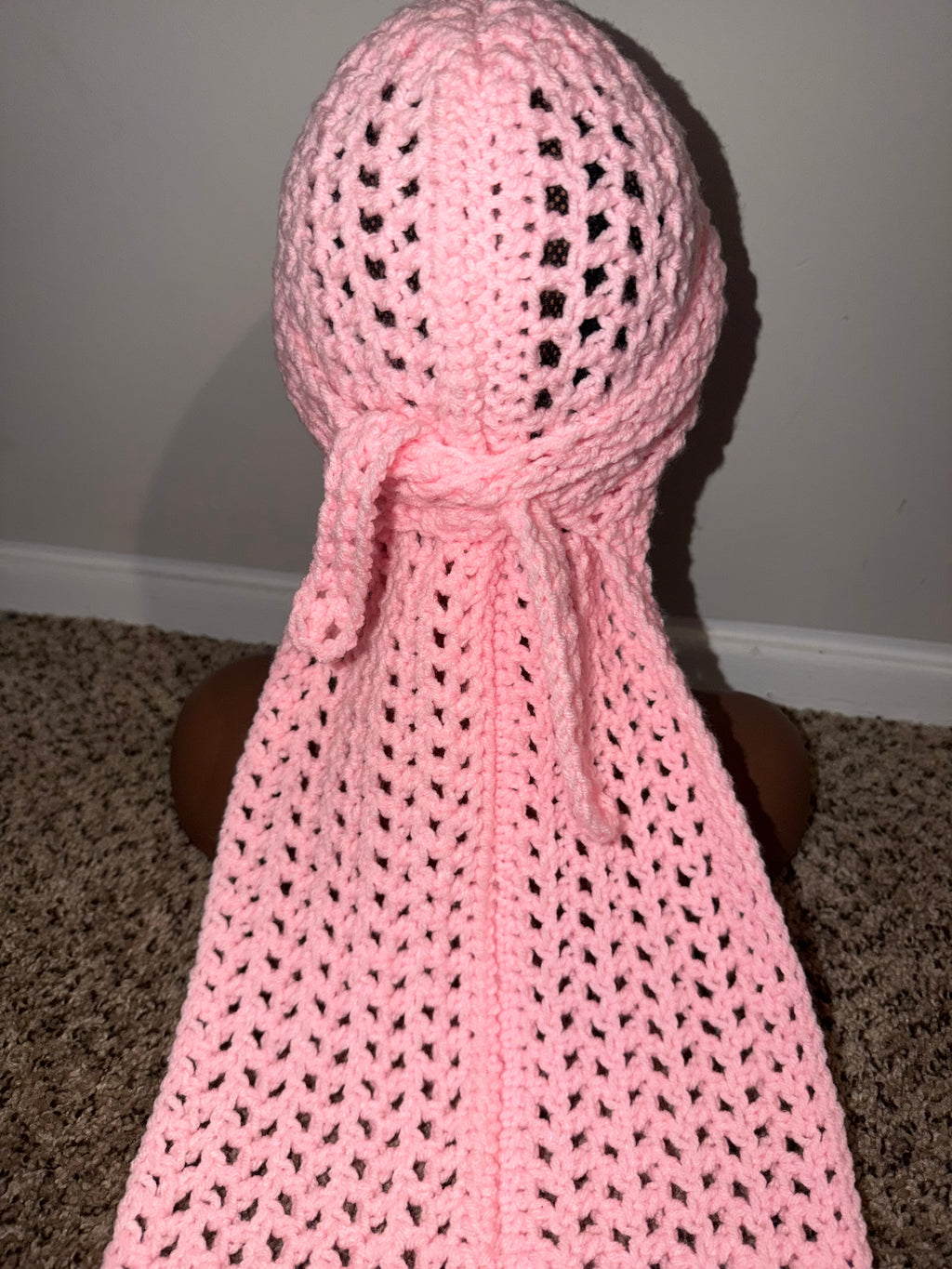 Pretty in Pink Crochet Du-Rag Pattern | Beginner Friendly Crochet Pattern | Digital PDF Download | Trendy Crochet Headwear