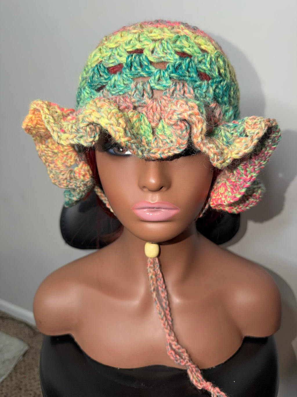Summer Crochet Ruffle Bucket Hat Pattern PDF | Easy Crochet Bucket Hat Tutorial | Beginner Friendly Crochet Hat