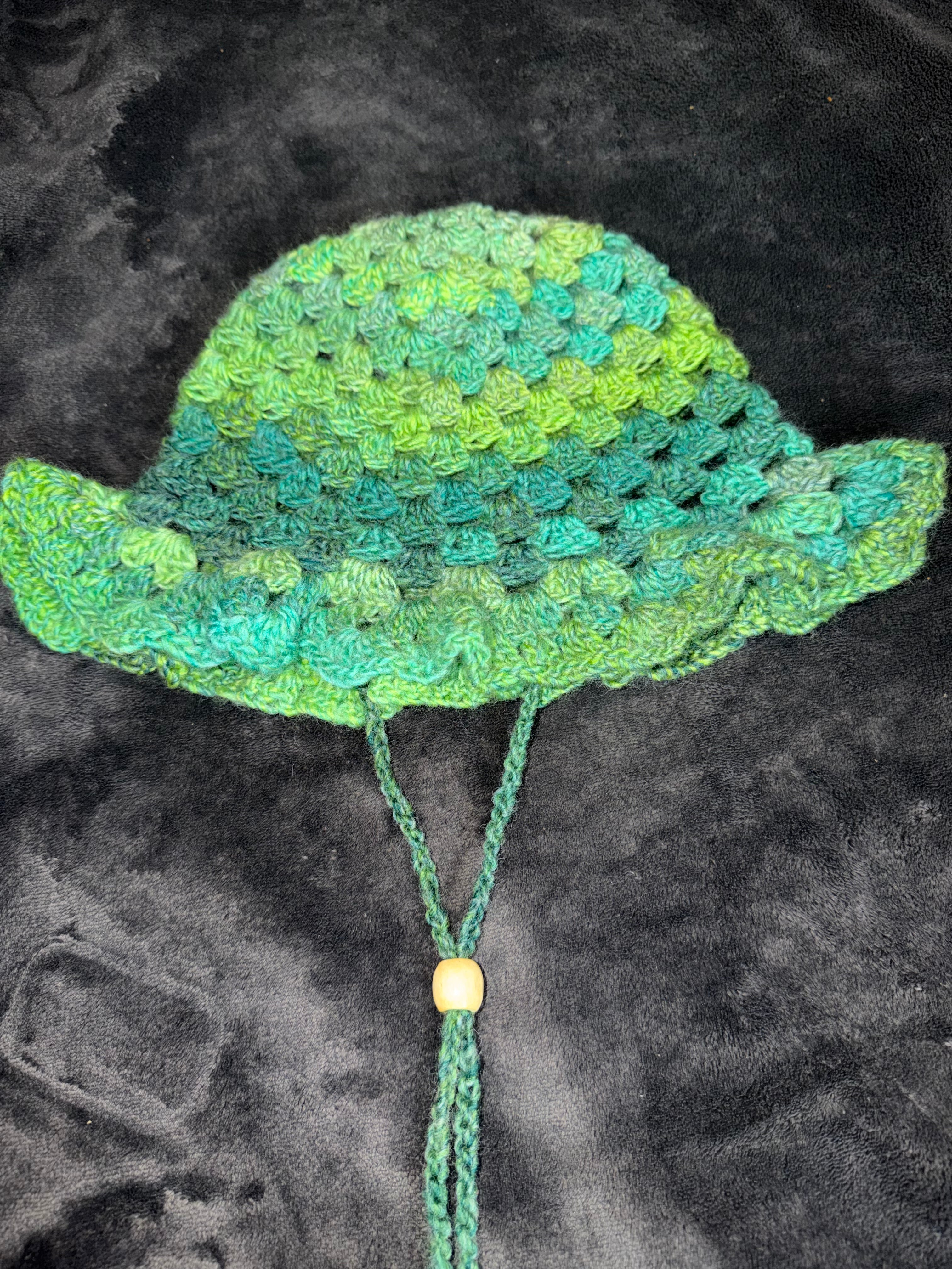 Summer Crochet Ruffle Bucket Hat Pattern PDF | Easy Crochet Bucket Hat Tutorial | Beginner Friendly Crochet Hat