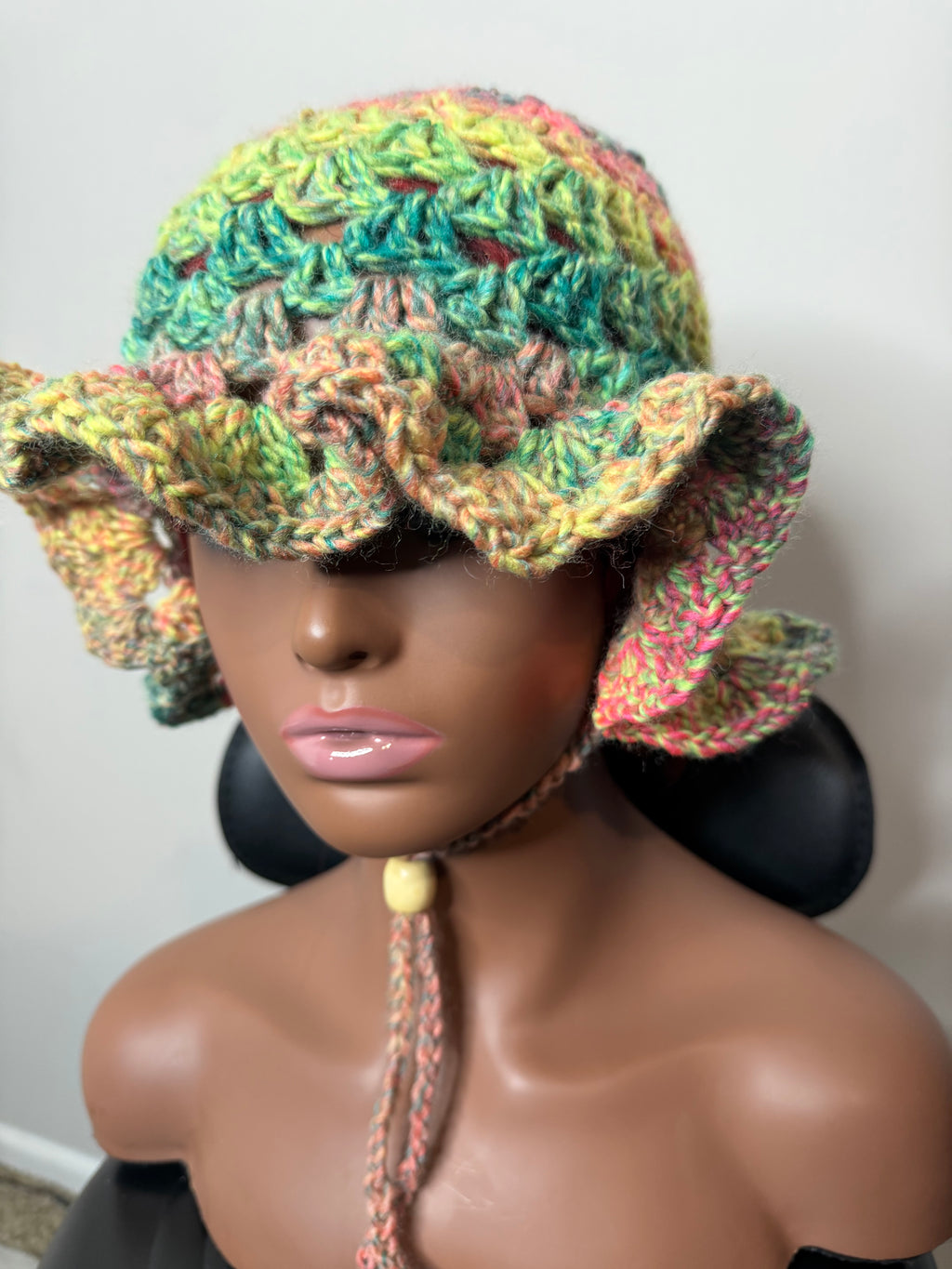 Summer Crochet Ruffle Bucket Hat Pattern PDF | Easy Crochet Bucket Hat Tutorial | Beginner Friendly Crochet Hat