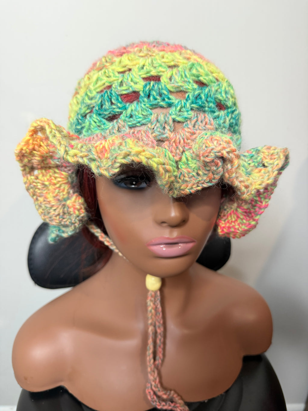 Summer Crochet Ruffle Bucket Hat Pattern PDF | Easy Crochet Bucket Hat Tutorial | Beginner Friendly Crochet Hat