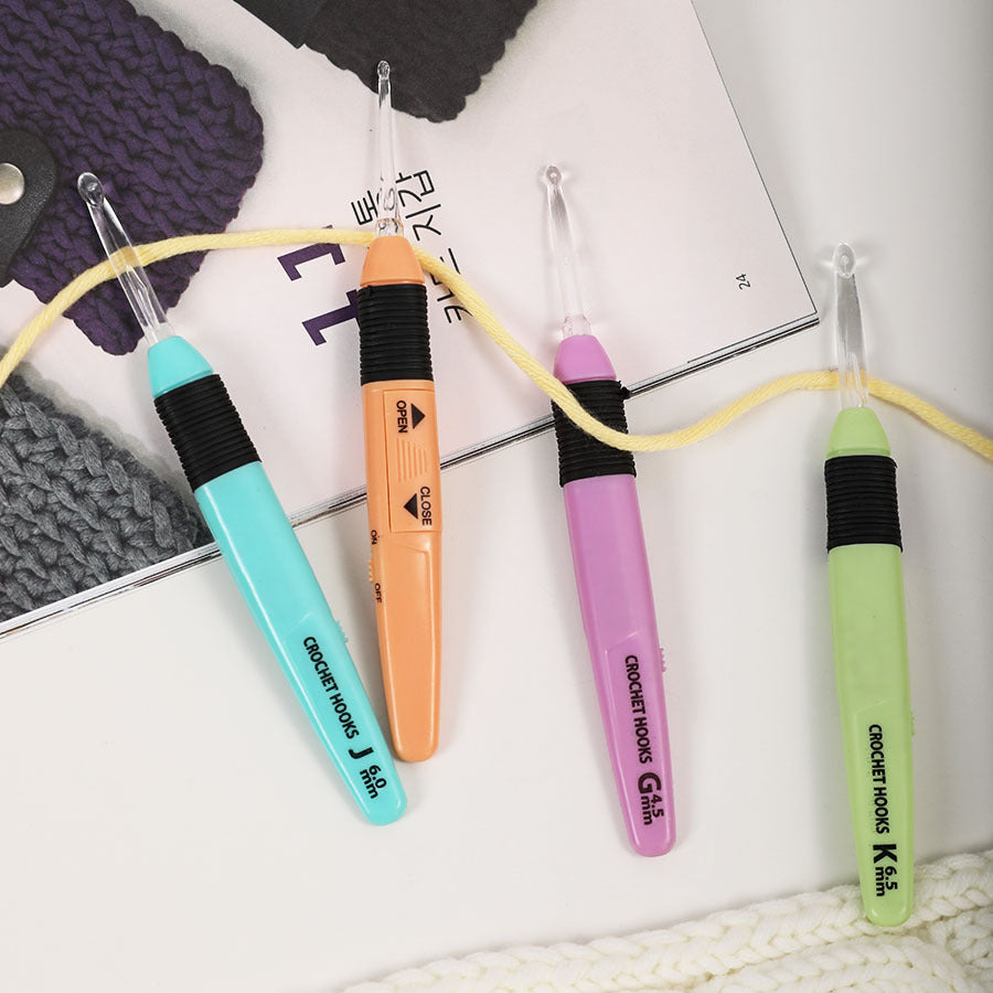 LED Luminous Crochet Hook Set