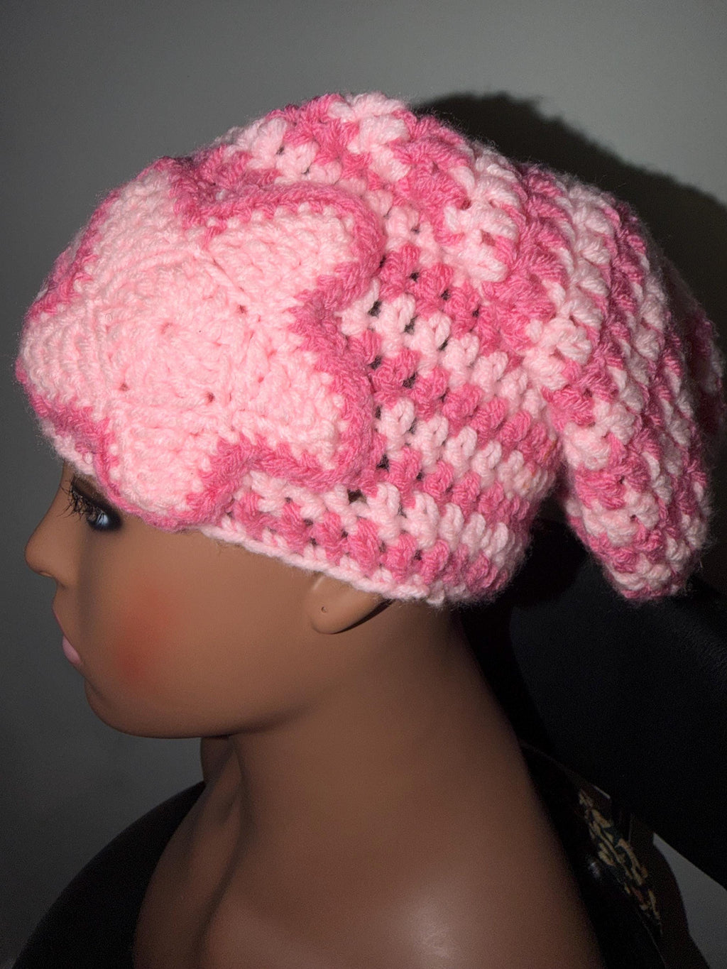 Easy Slouch Beanie Crochet Pattern PDF | Star Pattern | Adult Hat | Instant Download
